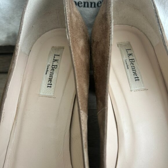 LK Bennett Suede Block Heels | (size UK 42, US 10.5-11) - Picture 8 of 14